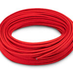 AN10 12,7mm (1/2") Nylon braided PTFE teflon fuel hose red