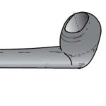 Kummist kate (2-pin, Nurgaga)