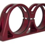 SPD alumiiniumist kaheosaline klamber 60mm punane