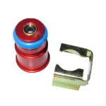 Комплект верхней части 14 мм (диаметр отверстия рельса) с зажимом и фильтром, КРАСНЫЙ