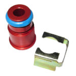 Комплект верхней части (диаметр отверстия в рейле 14 мм) с прокладкой и монтажной хомутом