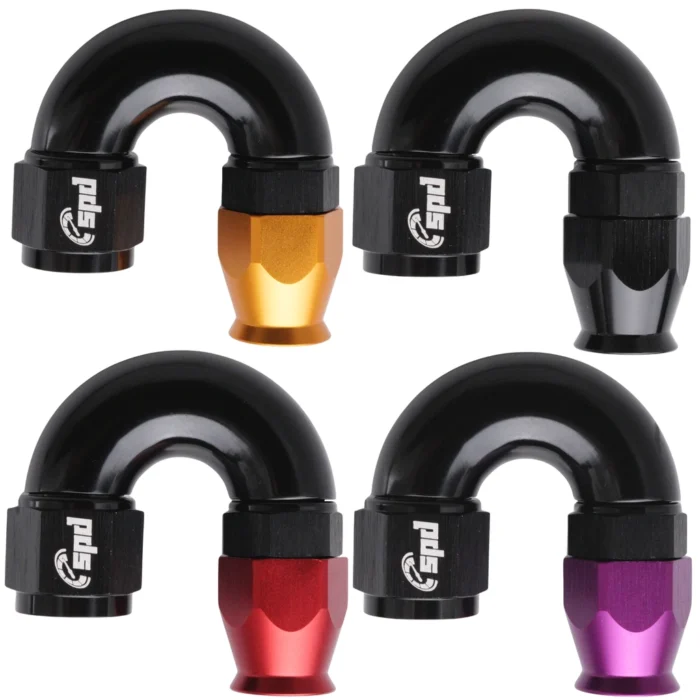 SPD-AN-fittings-FULL-FLOW-AN4-AN6-AN8-AN10-AN12-AN16-AN20-180-degree-PTFE