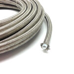 AN4 steel braided hose PTFE