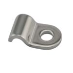 SPD roostevaba „kroomitud“ üksik P-klamber 4,76 mm