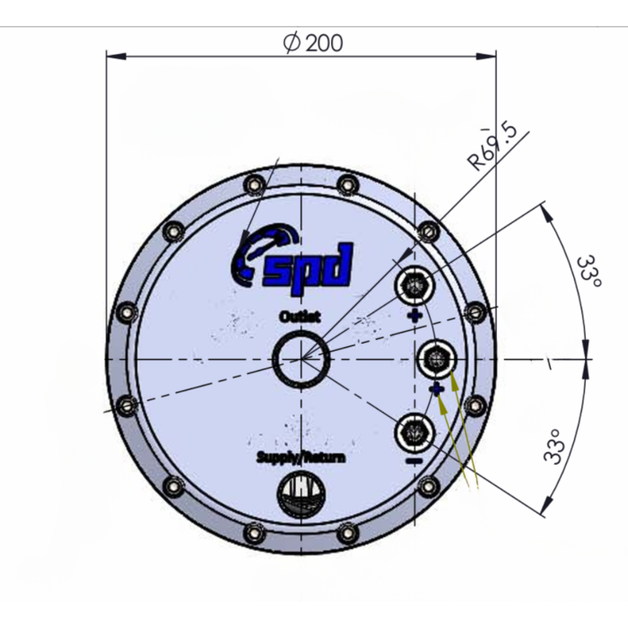 SPD Fuel pump hanger 200mm - Image 3