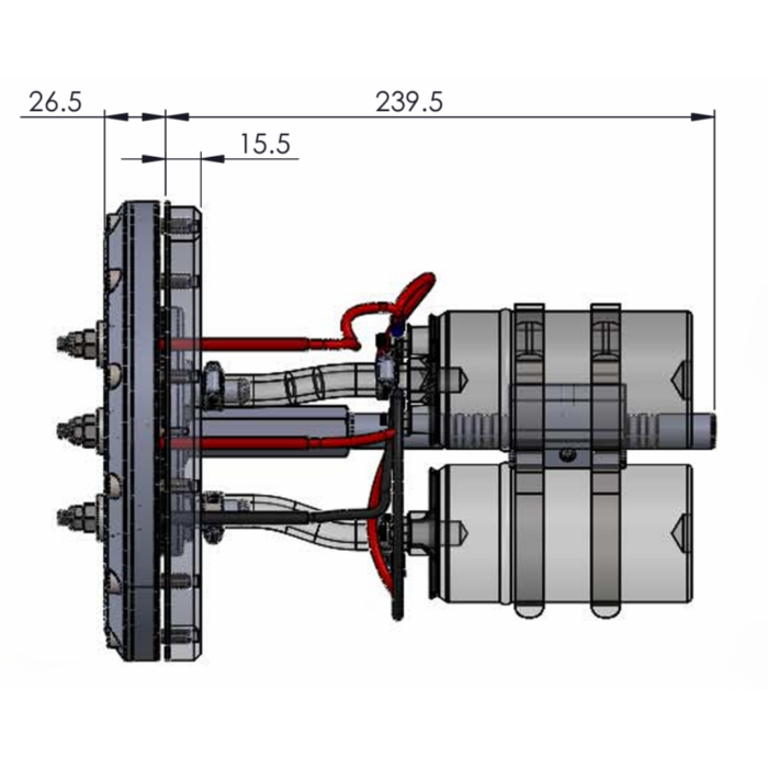 SPD Fuel pump hanger 200mm - Image 4