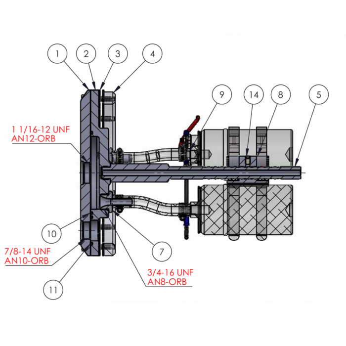 SPD Fuel pump hanger 200mm - Image 5