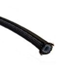 Тормозной шланг AN3 из нейлона и нержавеющей стали в оплетке, черный
