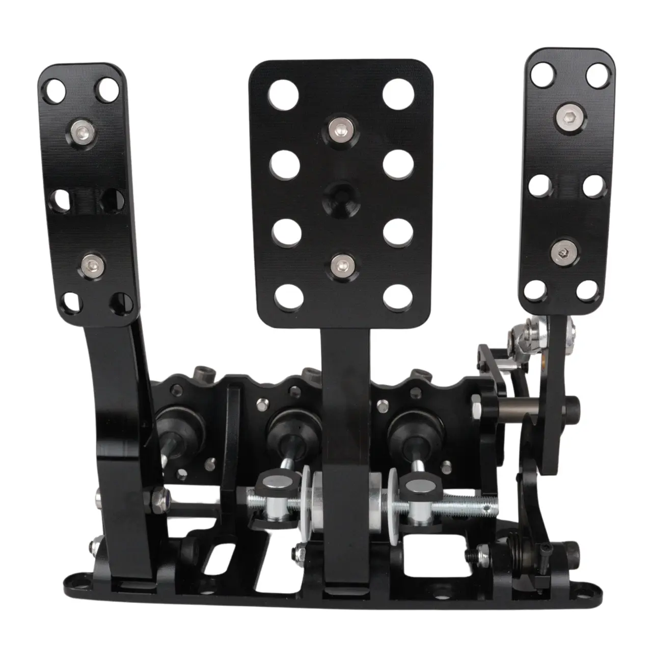 Floor-Mounted-Pedal-Box-CNC-V2-Front_001 Напольный педальный узел Hurricane CNC V2 — изображение 1